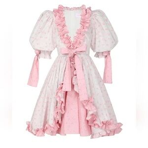 Selkie Marie Dress in Parfait Poet